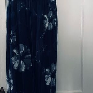 Free People Blue Maxi Skirt Casual Resort Wear